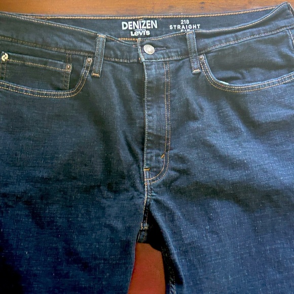 Levi's Denizen Blue 218 Straight Fit Blue Jeans Size 36 W x 30 L - Picture 6 of 15